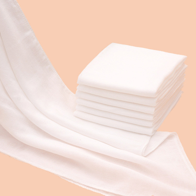 자연적 화이트 플레인 60대 우븐 면 거즈 구성 120GSM 거즈 천기저귀