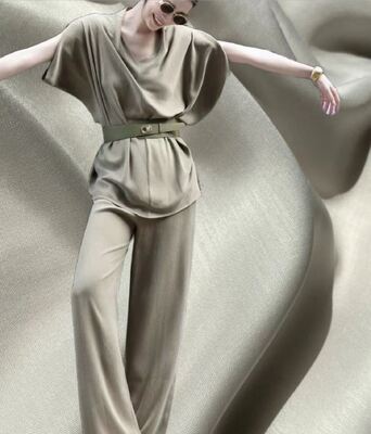 재생 셀룰로오스 섬유 100%Cupro 113gsm 직물 Cupro Vs 비스코스