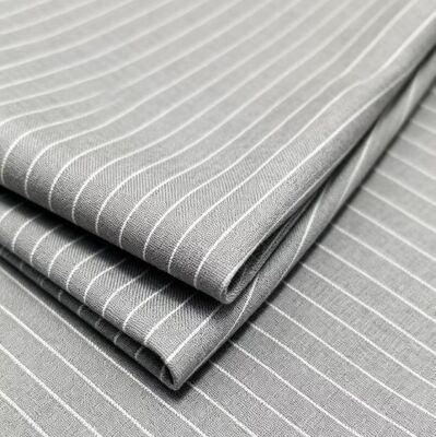 25%Rayon 75%Polyester 230gsm Vertical-Striped RT coat Fabric