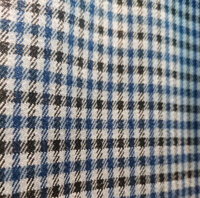 27%Rayon 70%Polyester 3%Spandex 260gsm Check Wrinkle-Resistant And Durable Smooth Texture Fabric