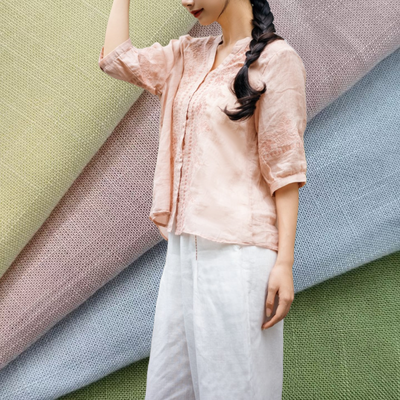 220 GSM 쉴 수 있는 구부러지기 저항성 린 라이온 천 셔츠와 블루즈