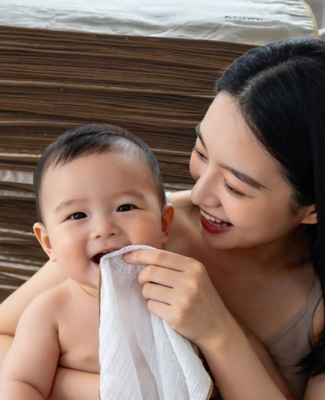 프리미엄 70% Bambu Fiber & 30% Combed Cotton Double Gaze Fabric with 40S Fine Yarn and 100 GSM for Luxurious Softness (우월한 부드러움을 위해 40S 얇은 가스와 100 GSM)