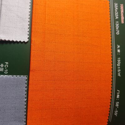 안티 정적 격자 안티 찢기 150gsm 직업복용 직물 CVC 혼합물