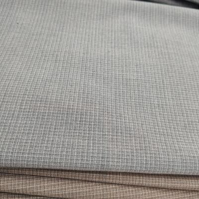 240gsm TR 체크 패턴 수트 원단 - 85% 폴리에스터 11% 레이온 4% 스판덱스 유니폼 원단