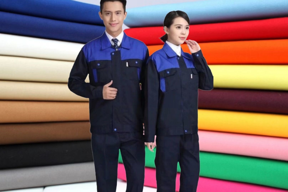 폴리에스테르 평직 진주로 만드는 캔버스 구성 20% 비스코스 23X23 88X54 260GSM 승무원 복장