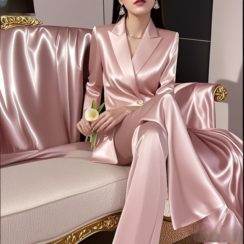 94% 폴리에스테르 스트레치 천 6% 스판덱스 블라우스 톱스 우아한 블라우스, 카미솔, 속옷에서 영감을 얻은 톱스